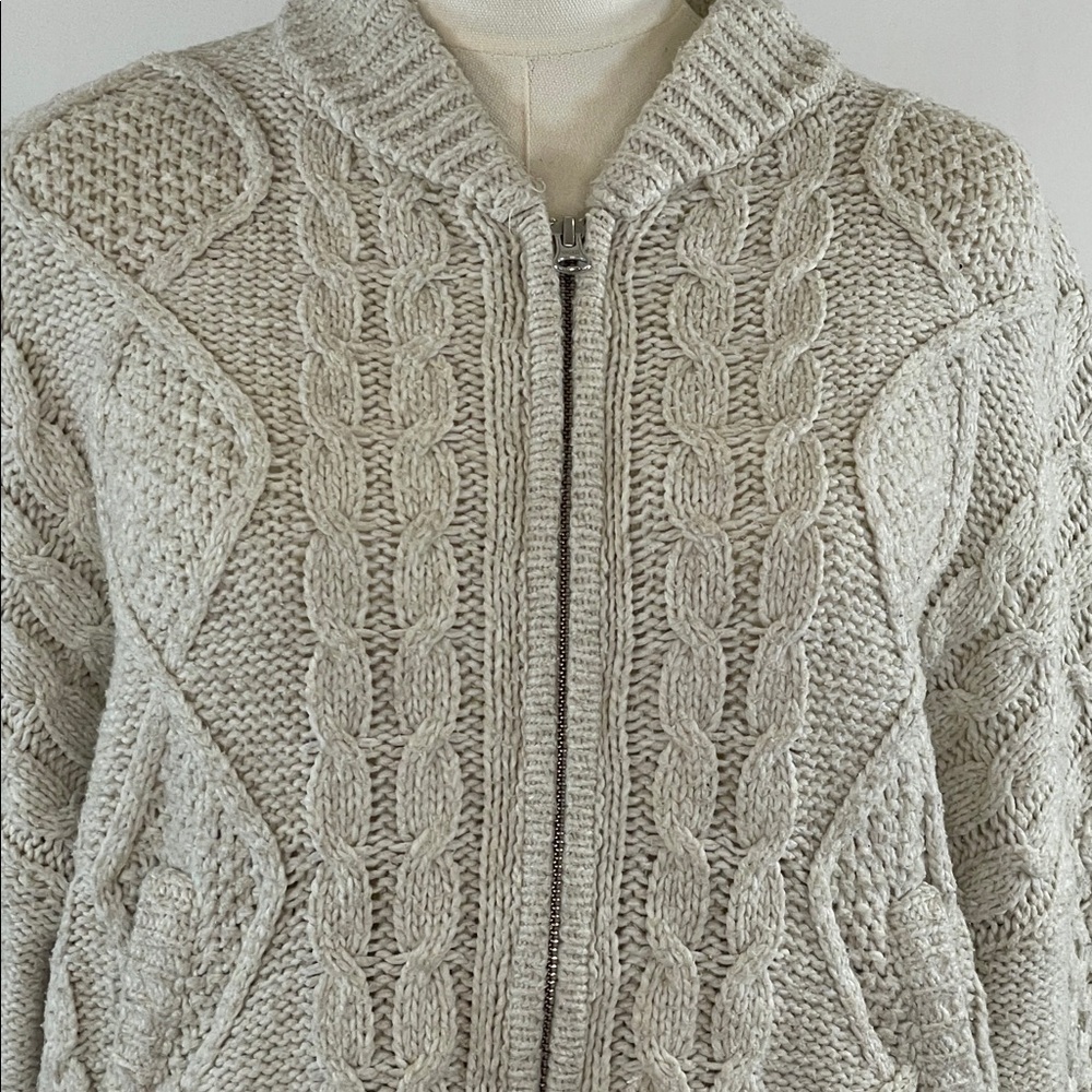 Central Park West Savannah Zip Sweater, XS - Picture 6 of 11